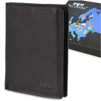 Męski Portfel Skórzany Klasyczny Rfid Czarny Beltimore K44 : Kolory - Czarny