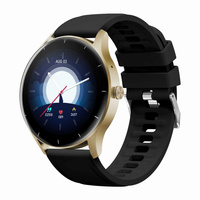 SMARTWATCH DAMSKI MĘSKI GRAVITY GT2-3 - ROZMOWY BLUETOOTH, WŁASNE TARCZE SPORT Czarny pasek