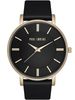 ZEGAREK MĘSKI PAUL LORENS - PL10401A-1A2 Czarny pasek skórzany + BOX
