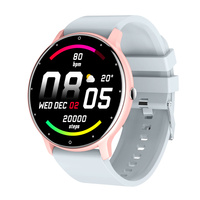 SMARTWATCH DAMSKI MĘSKI GRAVITY GT1-8 - PULSOMETR, WŁASNE TARCZE SPORT Szary pasek