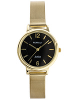 ZEGAREK DAMSKI PERFECT F203-08 Złota bransoleta + BOX