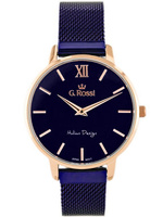 ZEGAREK DAMSKI G. ROSSI - 12177B Fioletowa bransoleta  + BOX