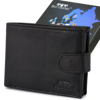 Męski Portfel Skórzany Klasyczny Rfid Czarny Beltimore K42 : Kolory - Czarny