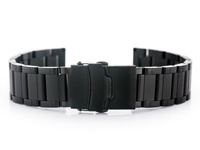 Bransoleta Pacific Model 10 solid - czarna 22mm