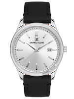 ZEGAREK MĘSKI DANIEL KLEIN DK.1.13517-1 Czarny pasek skórzany + BOX