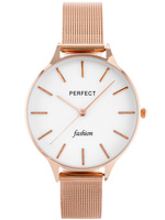 ZEGAREK DAMSKI PERFECT F355-08 Bransoleta różowe złoto + BOX