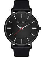 ZEGAREK MĘSKI PAUL LORENS - PL10401A-1A3 Czarny pasek skórzany + BOX